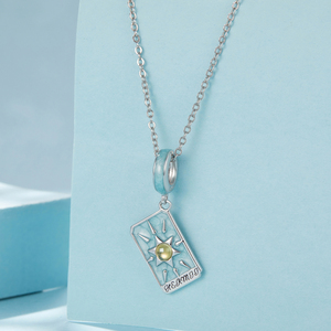 卸売925スターリングシルバービーズジュエリーコンビネーションDIYブレスレットビーズアクセサリー神秘的なタロットカードジュエリーペンダント - Product Image 3