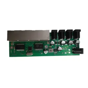 Conector inteligente DC 1 em 4 saídas 5.5*2.1mm 9-30v módulo de tensão do cubo 4 vias mini placa de interruptor