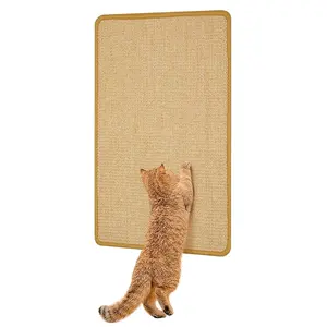 Personalizzato durevole spesso naturale Sisal Pet Cat Scratching Mat Scratcher Board Pad Mats Toy Climbing Tree raschietto protect