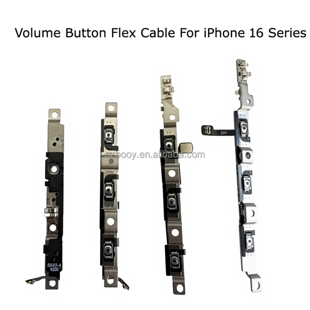Repair Phone Part Volume Mute Button Flex Cable Replacement Bracket for iPhone 16 16 Plus 16 Pro 16 Pro Max