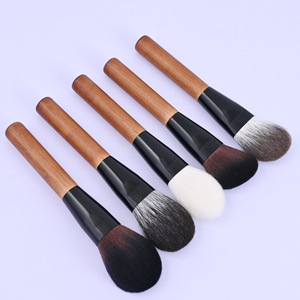 15pcs Animal Hair Makeup Brush Set Birch Wood Handle Luxury Soft Face Eye Powder Eyeshadow Blending Cosmetic Artist Brushes Kit - Product Image 6