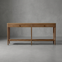 Meuble de salon moderne MYHOME, console d'entrée en bois avec tiroirs