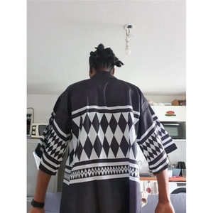 Uniforme de Verano de Anime <span class=keywords><strong>Tokyo</strong></span> <span class=keywords><strong>Manji</strong></span> Gang, <span class=keywords><strong>Haori</strong></span> de Manga Corta, Pantalones Cortos, Cosplay de Manjiro Sano, Ken Ryuguji, Toman - Product Image 6