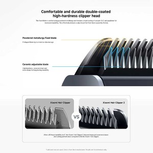 Cortadora de Pelo Xiaomii 2, Cuerpo de Plástico, 3W, Batería de Iones de Litio Recargable por USB, Resistente al Agua IPX7, 180 Minutos de Autonomía, 19 Ajustes de Longitud, Uso en Viajes - Product Image 6