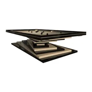 现代木制框架3件大理石石板台球桌现代出售