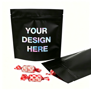 Bolsa de Embalaje de Alimentos Personalizada de Fábrica, con Cierre Reutilizable, Orificio para Colgar, Tipo Stand-Up, para Carne Seca, Chips, Snacks, Biodegradable, OEM, ODM - Product Image 1