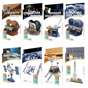 Rompecabezas 3D de Papel con Temática Espacial, Modelo del Módulo <span class=keywords><strong>Lunar</strong></span> Apollo, Regalo Educativo para Niños, con EPS - Product Image 2