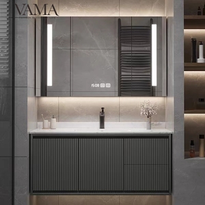 VAMA Meuble-lavabo de salle de bain mural au design moderne personnalisé pour hôtel et <span class=keywords><strong>appartement</strong></span> - Product Image 1