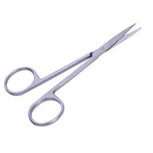 กรรไกรตัดไอริสแบบโค้ง11ซม. | ชุดกรรไกรผ่าตัดสเตนเลสสตีลเครื่องมือสำหรับห้องปฏิบัติการทันตกรรมทางการแพทย์เครื่องจักร - Product Image 1