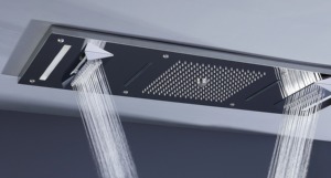 Set <span class=keywords><strong>Doccia</strong></span> <span class=keywords><strong>Termostatico</strong></span> Grande di Lusso, Set <span class=keywords><strong>Doccia</strong></span> a Soffitto di Alta Qualità con Luci LED - Product Image 3