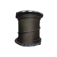 Câble en acier galvanisé à chaud 6*37+FC, haute résistance, pour levage de grues et travaux de construction
