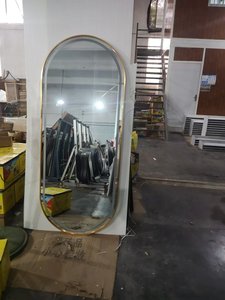 Internet-Famous LED <b>Light</b> Integrated Floor Hair Salon Furniture Simple Beauty Hairdressing <b>Mirror</b> for Barber Shops - Product Image 5