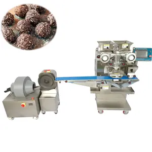 Commercial Fully Automatic Stuffing Mochi Making Encrusting And Ball Making Machine /Croquettes Encrusting Machine