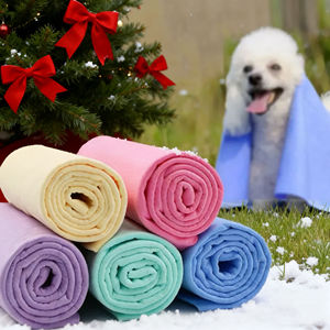 Shammy Hundehandtücher zum Trocknen von Hunden Saugfähiges PVA-Hundepflege-Badetuch Luxuriöses Mehrzweck-Chamois-Tuch für den Badezimmergebrauch - Product Image 1