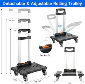 Échantillon gratuit Sac de transport pour machine à coudre portable universelle de grande capacité avec double couche pour le stockage de la couture - Product Image 3