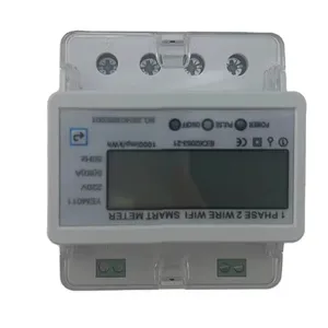 WIFI Single Phase 2 Wire Smart Energy Meter With Memory Function And Bluetooth Function Control The Timer By Mobile APP