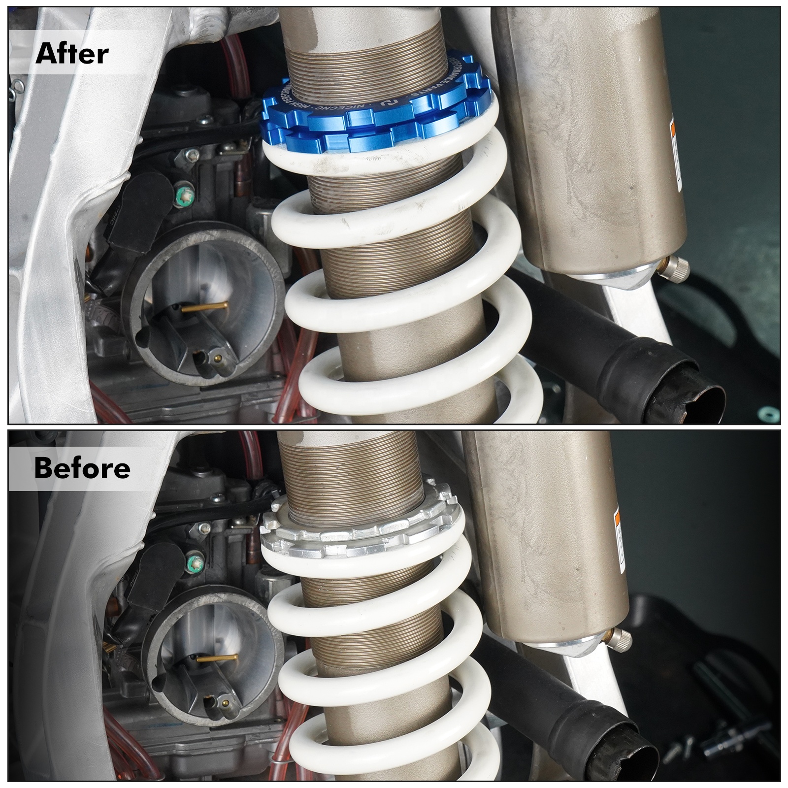 Nicecnc Rear Shock Spring Seat & Guide for Yamaha YZ250