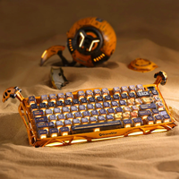 2025 New Arrival Mercury K1 Pro Special Edition - Battle-Worn Yellow PBT Keycaps Linear Switches RGB Backlight Gaming Keyboard