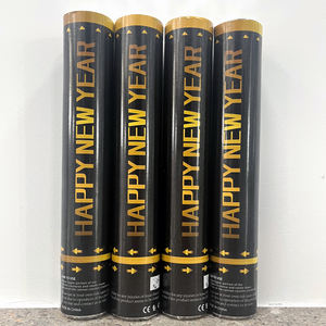 कस्टम कार्टून खुश नए साल की पार्टी ने बैग स्मोक पाउडर कंफेटी पॉपपर स्टिकर लगाए - Product Image 4