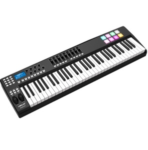 PANDAMINIc Contrôleur <span class=keywords><strong>MIDI</strong></span> <span class=keywords><strong>Mini</strong></span> 61 touches Synthétiseur |   <span class=keywords><strong>Clavier</strong></span> musical portable en plastique pour la production en studio - Product Image 1