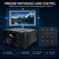 Projecteur laser WUXGA 1920x1200 pour grandes salles, prenant en charge l'entrée de signal 4K 30Hz