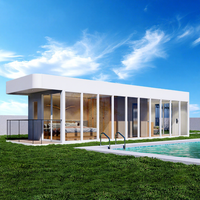Maison modulaire préfabriquée en acier avec mousse EPS, maison à 3 étages, 70 m², mini-maison de 40 pieds pour climat tropical, marché australien