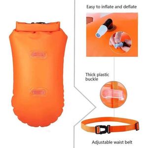 Bouée de sauvetage gonflable en PVC durable et étanche avec logo personnalisé, pour la natation en eau libre, cadeau promotionnel pour enfants - Product Image 2