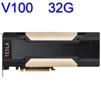 Kartu Komputasi Tesla V100 32GB Desktop HBM 256-bit Performa Asli Bekas, Clock Core 1245MHz, Proses 12nm