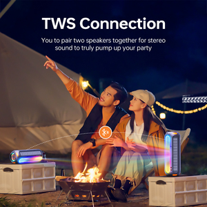 Năng lượng mặt trời IP66 loa chống thấm nước 3600mAh Magnetic Mount TWS ghép nối không dây xách tay Bass ngân hàng điện cho xe đạp kim loại bề mặt - Product Image 4