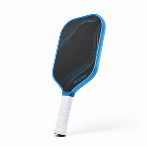 <span class=keywords><strong>Raquette</strong></span> de pickleball Sonic Stream T300 en fibre de carbone avec noyau en PP pressé à froid, bord bleu ciel, <span class=keywords><strong>raquette</strong></span> de contrôle personnalisée - Product Image 1