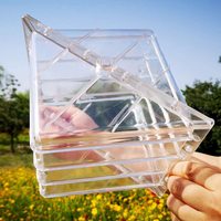 Moule de formage et de façonnage en plastique transparent réutilisable pour la croissance des courges et pastèques, 12, 15, 18 cm, vente en gros