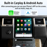 Panel AC Radio Mobil untuk Land Rover Range Rover Sport L320 2009-2013 Wireless Apple Carplay Android Auto GPS Navigasi Player RHD