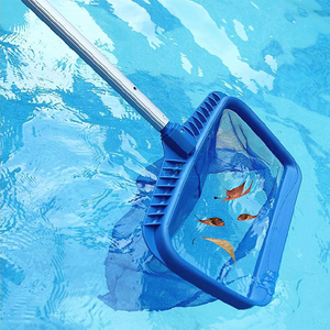 Épuisette de piscine de haute qualité, filet à feuilles pour piscine avec maille <span class=keywords><strong>fine</strong></span> / sac profond pour le nettoyage des piscines - Product Image 1