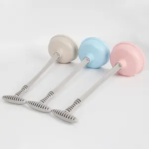 Household Pipeline Toilet Sink Plunger Pump Toilet Skin Suction Powerful High Quality Suction Cup