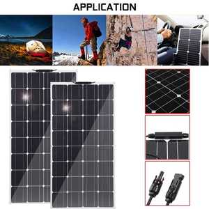 Panneau solaire flexible monocristallin ALECTER APH-P112 100W-1000W, efficacité 22%, pour voiture, bateau, camping-car, voyage, maison, yacht - Product Image 2
