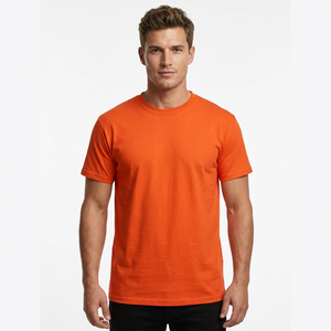 T-shirt unisexe pour homme en jersey 100% coton, impression personnalisée du logo, motif uni, style décontracté, blanc, écologique, respirant, col en V - Product Image 1
