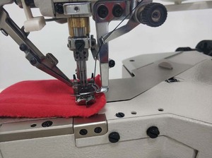 Industrial Computerized Programmable High-Speed Motor Flat Bed Triple Needle Lock Stitch <b>Sewing</b> <b>Machine</b> OREN New Model RN9300-A - Product Image 3