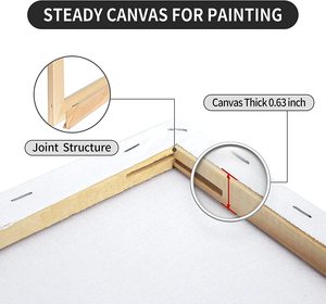 Panneaux <span class=keywords><strong>de</strong></span> toile vierges pour fournitures artistiques, directement <span class=keywords><strong>de</strong></span> l'usine, toile <span class=keywords><strong>de</strong></span> coton pour <span class=keywords><strong>aquarelle</strong></span>, toile tendue sur châssis, taille personnalisée, toile <span class=keywords><strong>de</strong></span> lin mélangée tendue sur châssis - Product Image 2