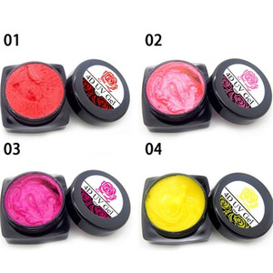 5g/pot nouveau 4D UV <span class=keywords><strong>Gel</strong></span> acrylique Nail Art modélisation manucure <span class=keywords><strong>d</strong></span>écor 12 Coloful Sculpture sculpté colle paillettes ongles Design peinture <span class=keywords><strong>Gel</strong></span> - Product Image 3