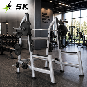 Porta Bilancieri Commerciale SK, Supporto per Bilancieri, Attrezzatura da Palestra per Pesi Liberi, Allenamento della Forza, Certificato CE, Produzione in Fabbrica - Product Image 1