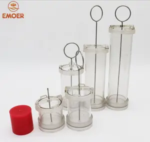 Model Lilin Manual Silinder DIY, Cetakan Lilin Bahan Baku