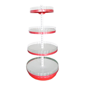 Présentoir personnalisé de style moderne Convaincre les magasins Étagères rondes pour <span class=keywords><strong>magasin</strong></span> de détail Présentoirs en métal pour supermarché - Product Image 2