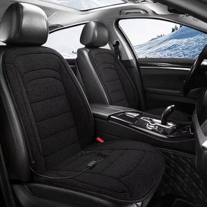 Funda de Asiento de Coche de Felpa Cálida para Invierno, 12V, Portátil, Universal, Protector de Asiento para Interior de Autocaravana - Product Image 2
