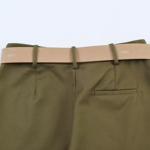 Shorts Culotte <span class=keywords><strong>Femme</strong></span> 2026 Personnalisés Couleur Unie avec Ceinture Amovible Taille Mi-Haute Jambe <span class=keywords><strong>Large</strong></span> OEM/ODM par Usine Chinoise - Product Image 3