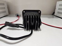 Faro da Lavoro a LED Giallo da 3 Pollici PL-3, 20W 6000K, per Fuoristrada, Montaggio a Filo