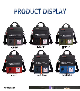 Sac à bandoulière en nylon imperméable unique, tendance, personnalisé, en tissu, pour homme - Product Image 6