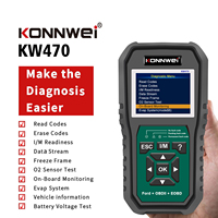 Lector de Códigos OBD2 CAN BUS Profesional KONNWEI KW470 para Vehículos de la Serie Ford con Pantalla a Color de 2.8 Pulgadas