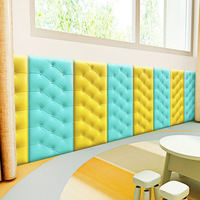 Commandez des autocollants muraux en mousse 3D autocollants, revêtement mural XPE, panneau mural imperméable pour enfants, papier peint 3D, décoration intérieure