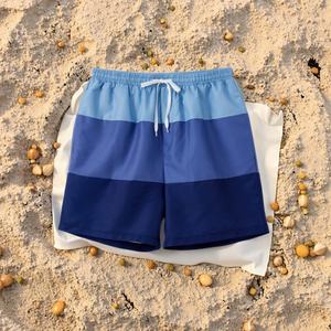 Maillots de bain et vêtements de plage personnalisés 3D haut de gamme pour hommes, shorts de bain personnalisés avec poches zippées - Product Image 1