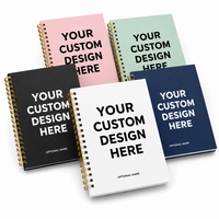 Carnet à spirale personnalisé OEM avec logo imprimé UV, couverture rigide A5/B4, 80 feuilles, journal d'affaires, cadeau promotionnel